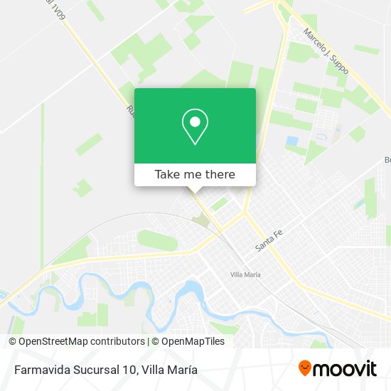 Farmavida Sucursal 10 map