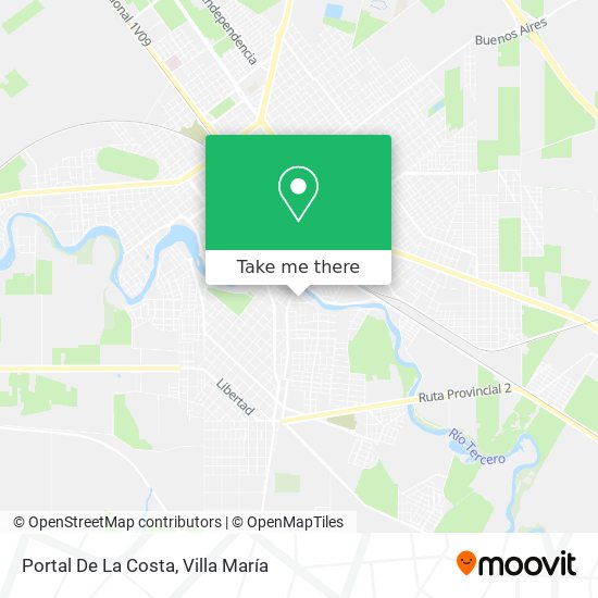 Mapa de Portal De La Costa