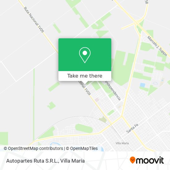 Mapa de Autopartes Ruta S.R.L.