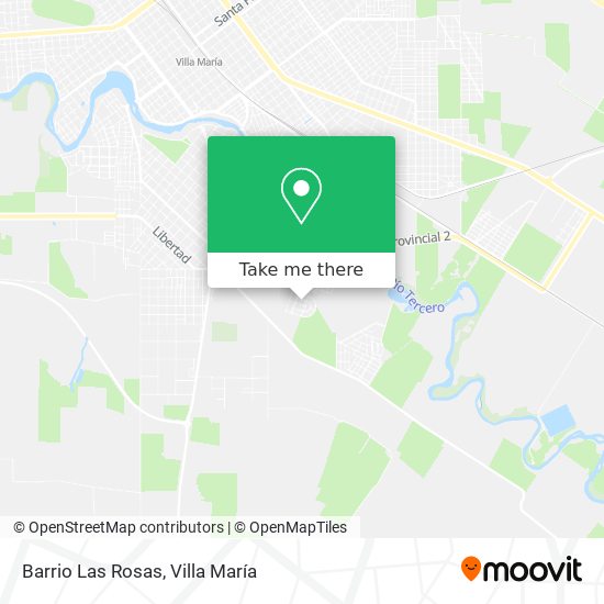 Barrio Las Rosas map
