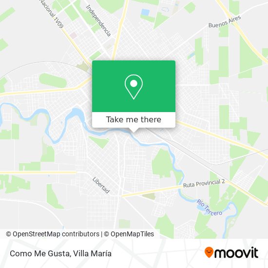 Mapa de Como Me Gusta