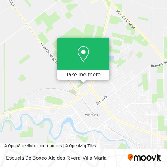 Escuela De Boxeo Alcides Rivera map