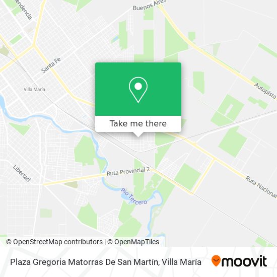 Mapa de Plaza Gregoria Matorras De San Martín
