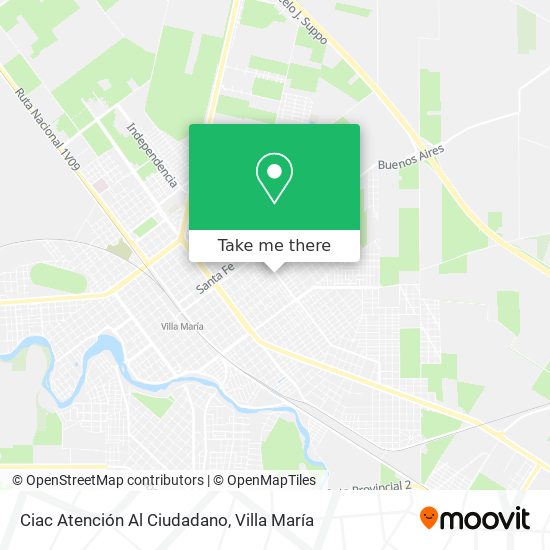 Mapa de Ciac Atención Al Ciudadano