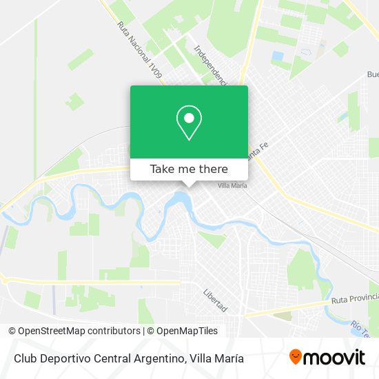 Club Deportivo Central Argentino map