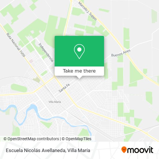 Mapa de Escuela Nicolás Avellaneda