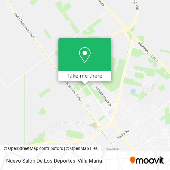 Mapa de Nuevo Salón De Los Deportes