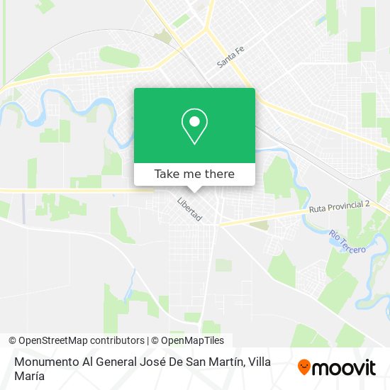 Monumento Al General José De San Martín map