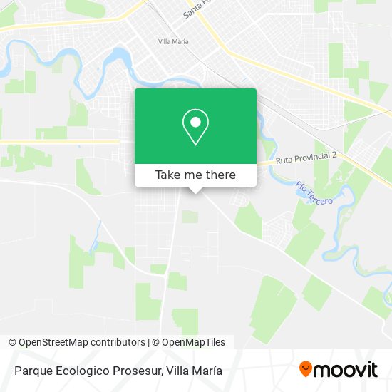 Parque Ecologico Prosesur map