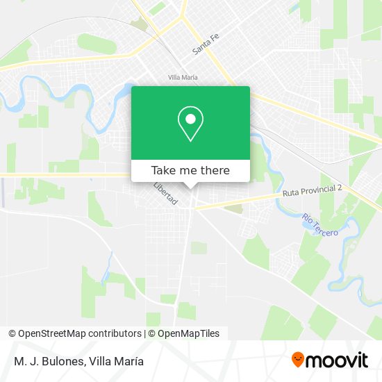 Mapa de M. J. Bulones