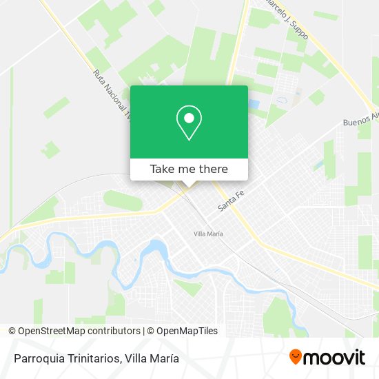 Parroquia Trinitarios map