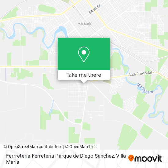 Ferrreteria-Ferreteria Parque de Diego Sanchez map