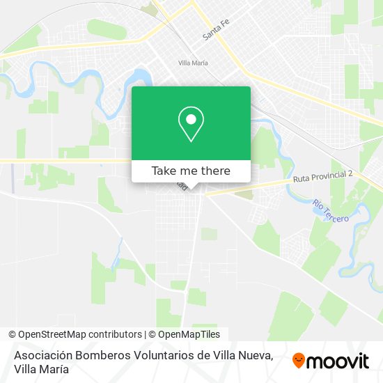 Asociación Bomberos Voluntarios de Villa Nueva map