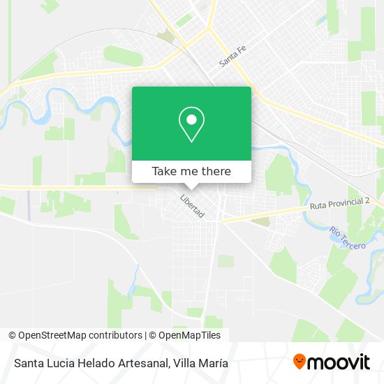 Mapa de Santa Lucia Helado Artesanal