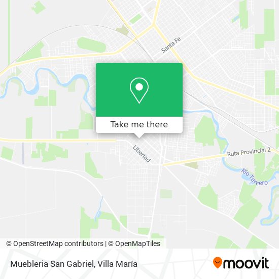 Mapa de Muebleria San Gabriel