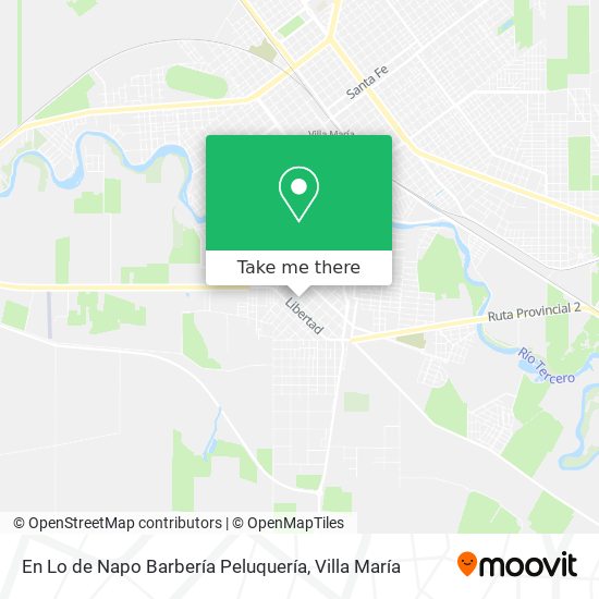 En Lo de Napo Barbería Peluquería map