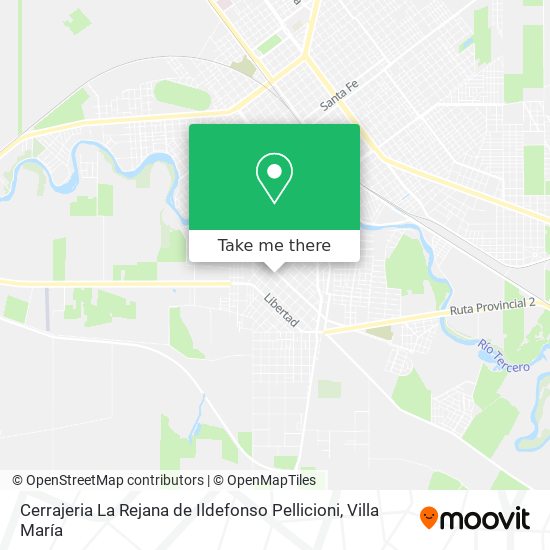 Mapa de Cerrajeria La Rejana de Ildefonso Pellicioni