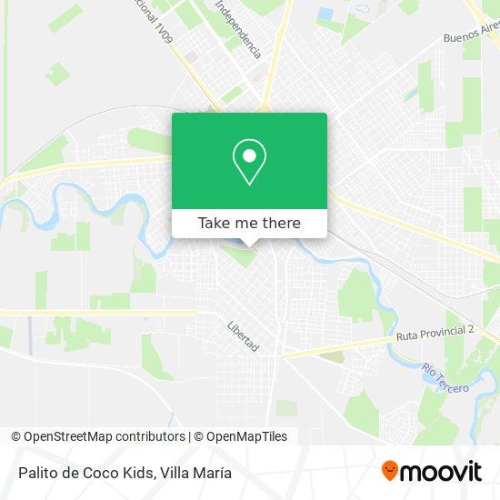 Palito de Coco Kids map