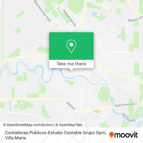 Mapa de Contadores Publicos-Estudio Contable Grupo Gpm