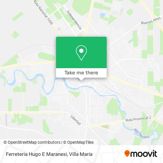Mapa de Ferreteria Hugo E Maranesi