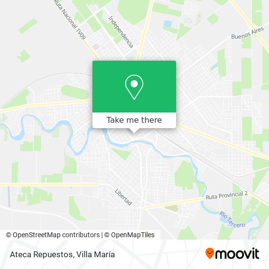 Mapa de Ateca Repuestos