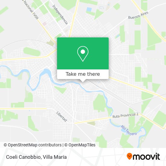 Coeli Canobbio map