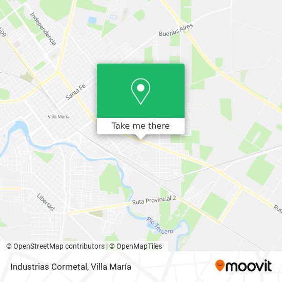 Industrias Cormetal map