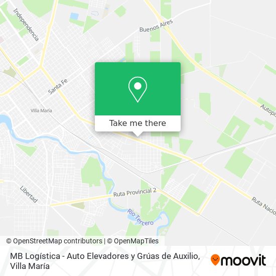 MB Logística - Auto Elevadores y Grúas de Auxilio map