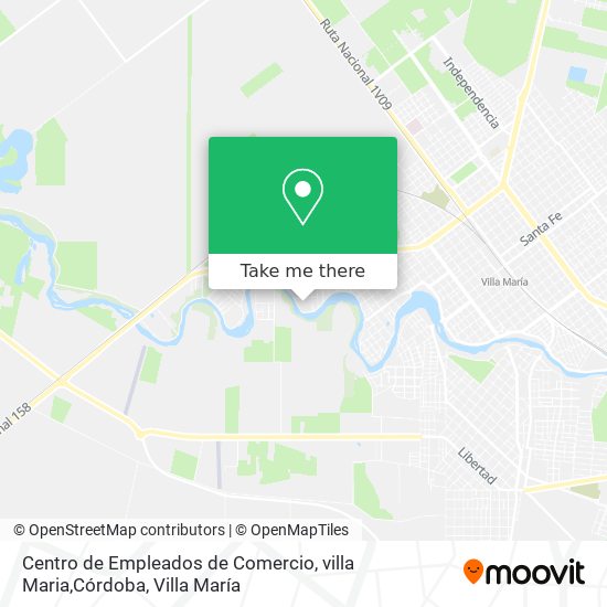 Centro de Empleados de Comercio, villa Maria,Córdoba map