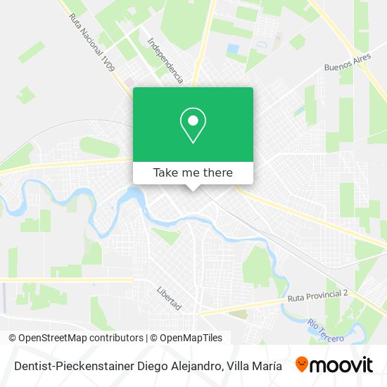 Mapa de Dentist-Pieckenstainer Diego Alejandro