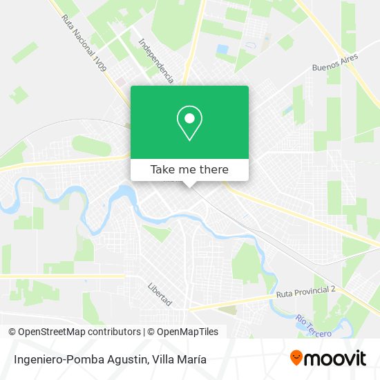 Ingeniero-Pomba Agustin map