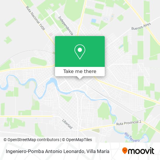 Ingeniero-Pomba Antonio Leonardo map