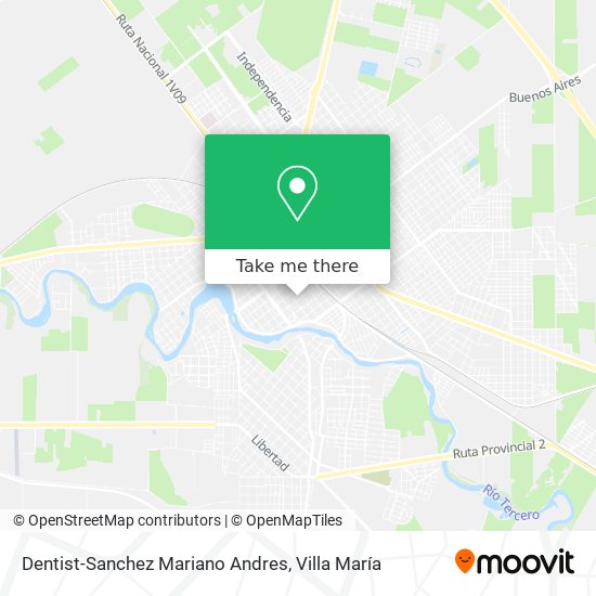 Dentist-Sanchez Mariano Andres map