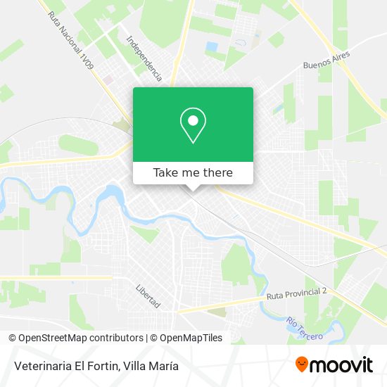 Mapa de Veterinaria El Fortin