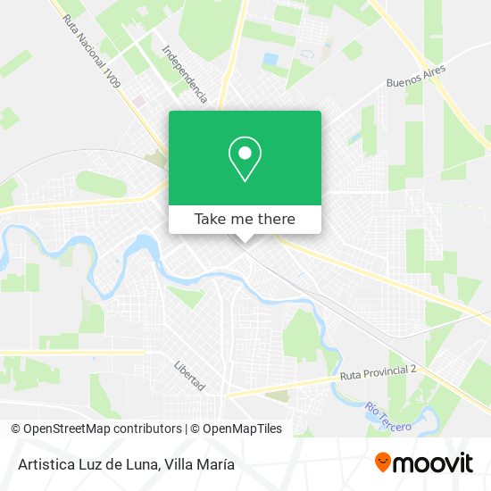 Mapa de Artistica Luz de Luna