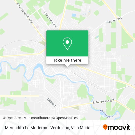 Mercadito La Moderna - Verduleria map