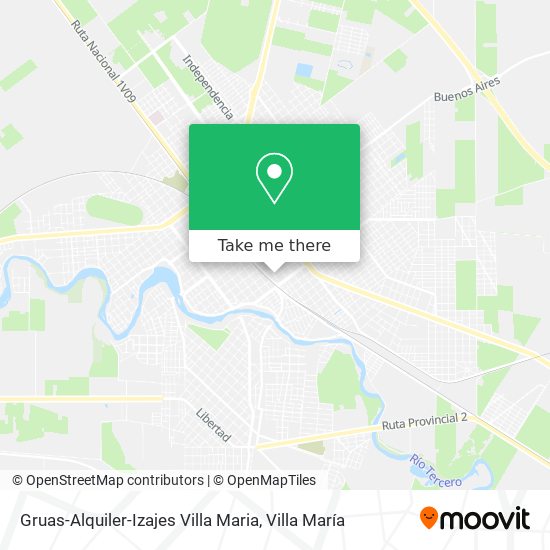 Gruas-Alquiler-Izajes Villa Maria map