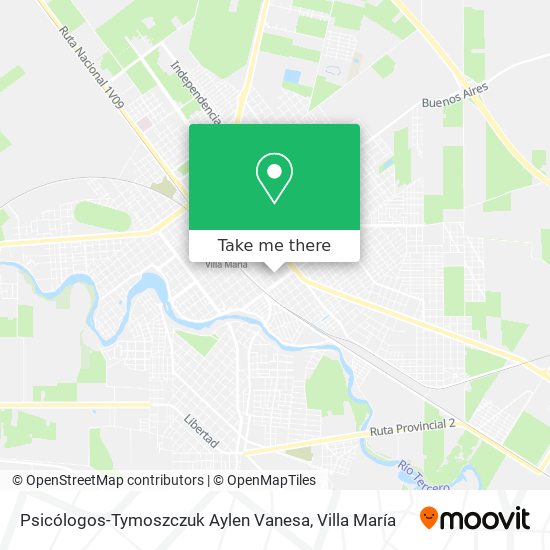 Psicólogos-Tymoszczuk Aylen Vanesa map
