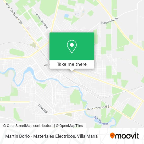 Martin Borio - Materiales Electricos map
