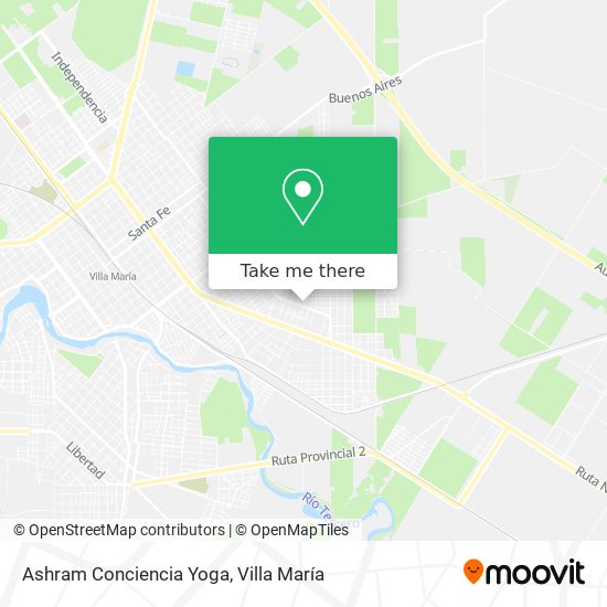 Ashram Conciencia Yoga map