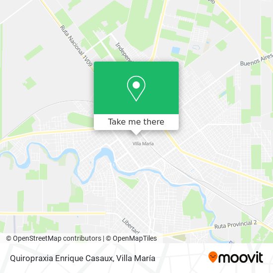Mapa de Quiropraxia Enrique Casaux