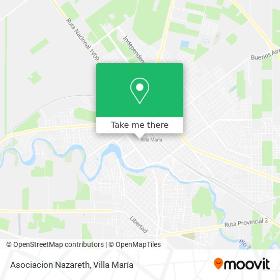Asociacion Nazareth map