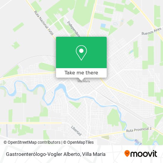 Mapa de Gastroenterólogo-Vogler Alberto