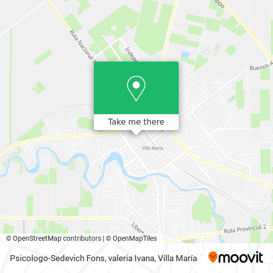 Psicologo-Sedevich Fons, valeria Ivana map