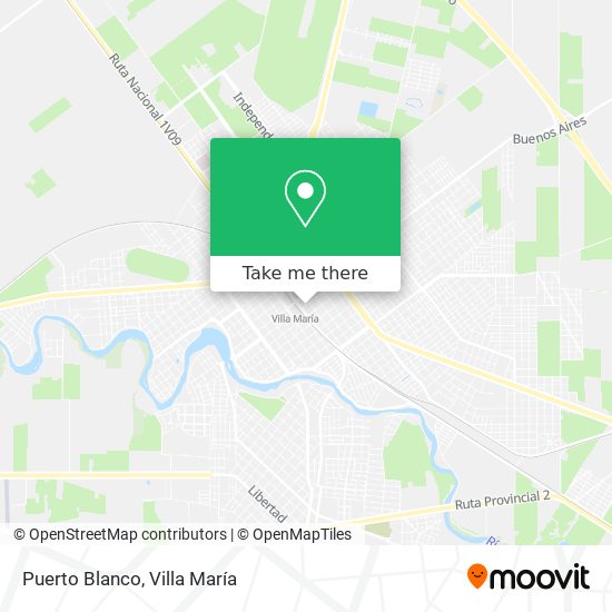 Puerto Blanco map
