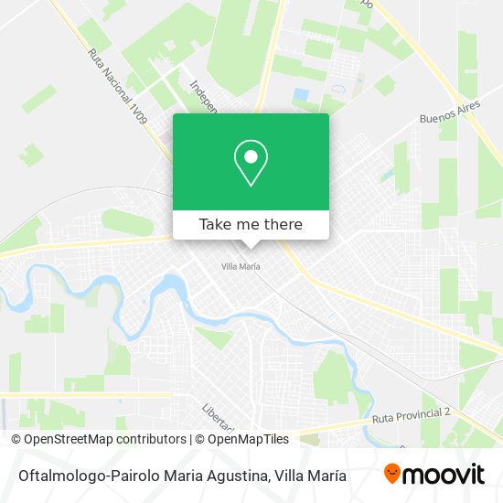 Mapa de Oftalmologo-Pairolo Maria Agustina
