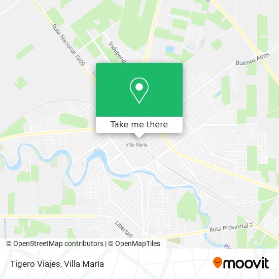 Tigero Viajes map