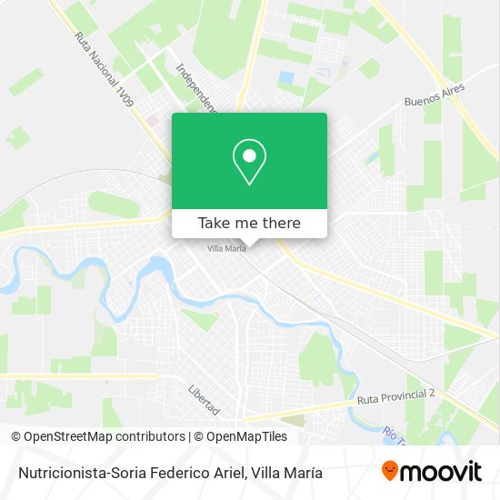 Nutricionista-Soria Federico Ariel map