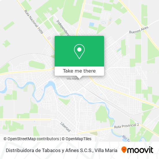 Distribuidora de Tabacos y Afines S.C.S. map