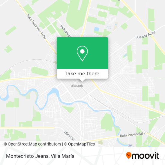 Mapa de Montecristo Jeans